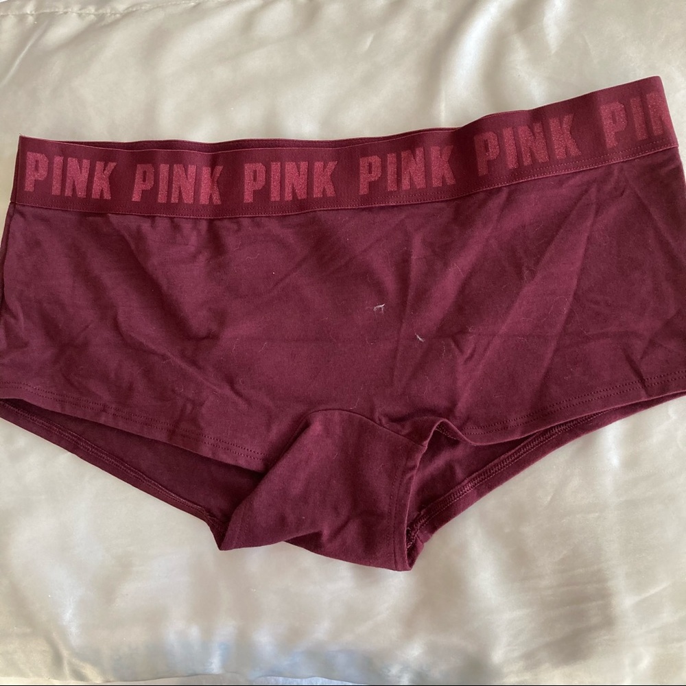 VS Pink “Fun In The Sun” Logo Boyshort NWT - Picture 4 of 10